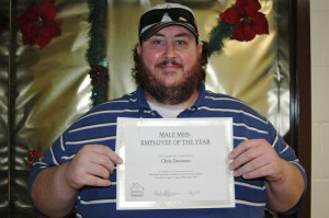Male Mental Health Specialist of the Year, Chris Daviston